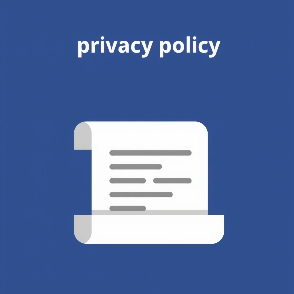 Icono de un documento legal o política de privacidad.